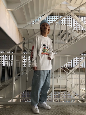 武田陽彩さん(メンズ・173cm)の春コーディネート