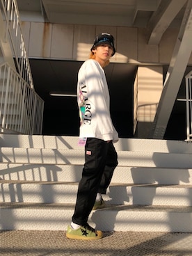 武田陽彩さん（メンズ・173cm）の春コーディネート