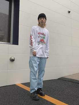 武田陽彩さん（メンズ・173cm）の春コーディネート