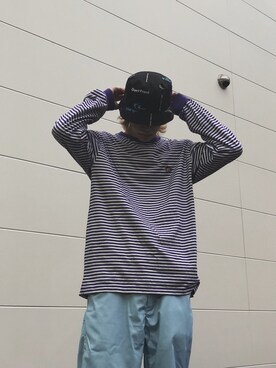 武田陽彩さん(メンズ・173cm)の春コーディネート