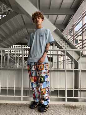 武田陽彩さん(メンズ・173cm)の夏コーディネート