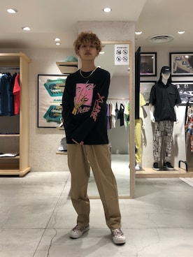 武田陽彩さん（メンズ・173cm）の夏コーディネート