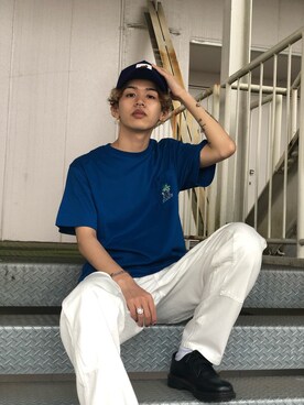 武田陽彩さん（メンズ・173cm）の夏コーディネート