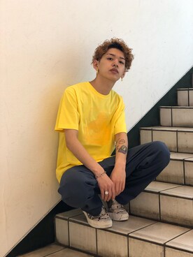 武田陽彩さん（メンズ・173cm）の夏コーディネート