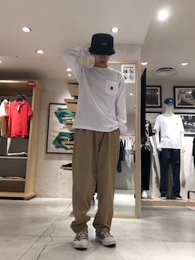 武田陽彩さん（メンズ・173cm）の夏コーディネート