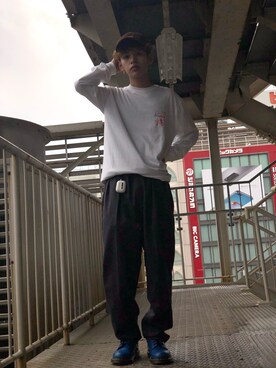 武田陽彩さん（メンズ・173cm）の秋コーディネート