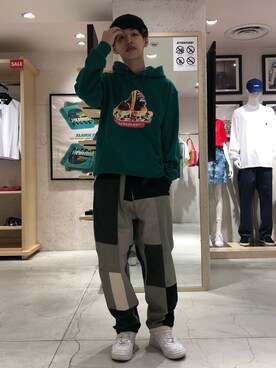 武田陽彩さん（メンズ・173cm）の秋コーディネート