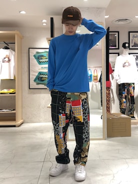 武田陽彩さん(メンズ・173cm)の秋コーディネート
