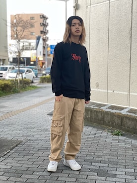 武田陽彩さん(メンズ・173cm)の春コーディネート