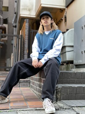 武田陽彩さん(メンズ・173cm)の春コーディネート