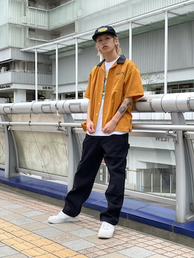 武田陽彩さん（メンズ・173cm）の春コーディネート