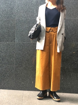 harukaさん（レディース・154cm）の秋コーディネート