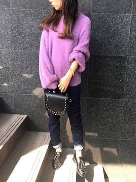 「story.（ストーリー）のアイテム」を使った、harukaさん（レディース・154cm）の秋コーディネート