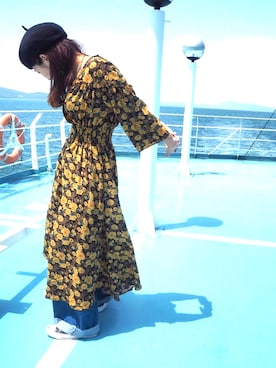 「シャツディガン」｜harukaさん（レディース・154cm）の春コーディネート