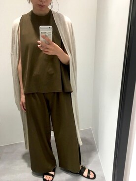 「おうちスタイル」｜「アイテム（その他）」を使った、harukaさん（レディース・154cm）の春コーディネート