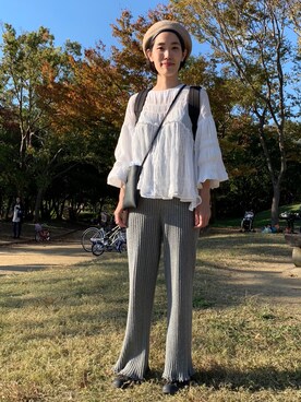 Hitominさん（レディース・166cm）の秋コーディネート