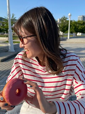 「ピクニック」｜「アイテム（その他）」を使った、ヤカケモエさん（レディース・166cm）の夏コーディネート