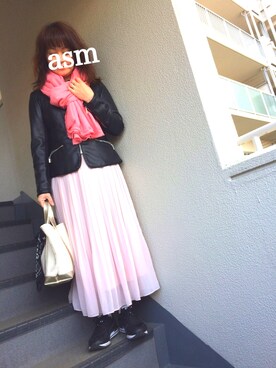asmさん（レディース・156cm）の冬コーディネート
