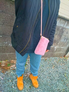 「ELEMENT（エレメント）のアイテム（スウェット）」を使った、ひなちゃんです。さん（レディース・158cm）の冬コーディネート