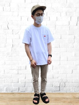 「Armor lux（アルモーリュックス）のアイテム」を使った、かなたさん（メンズ・163cm）の春コーディネート