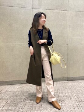 「ビジネス」｜「アイテム（その他シューズ）」を使った、horikoshiさん（レディース・156cm）の夏コーディネート
