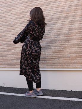 「美容室」｜「アイテム（ワンピース）」を使った、ささん（レディース・150cm）の冬コーディネート