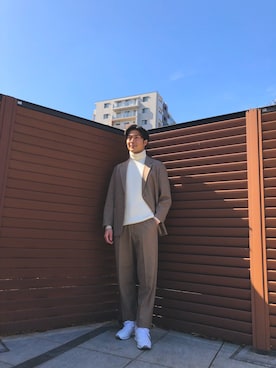 「nomiamo（ノミアモ）のアイテム」を使った、kojiryo39さん（メンズ・174cm）の冬コーディネート