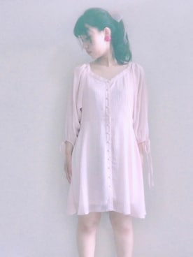 「Honey Salon（ハニーサロン）のアイテム（ワンピース/ドレス）」を使った、えりぶーさん（レディース・155cm）の夏コーディネート