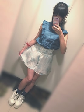 小鳥りここさん（レディース・159cm）の夏コーディネート