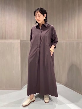 「LOEFF（ロエフ）のアイテム（アクセサリー）」を使った、Satoko Takeshitaさん（レディース・156cm）の夏コーディネート