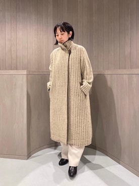 Satoko Takeshitaさん（レディース・156cm）の秋コーディネート