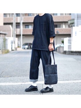 「フォロバ」｜「アイテム（アナログ腕時計）」を使った、お か っ ち 。 【 相 互 】さん（メンズ・175cm）の秋コーディネート