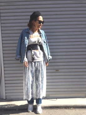 LINAさん(レディース・159cm)の冬コーディネート