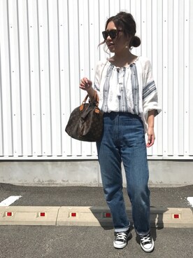 LINAさん（レディース・159cm）の春コーディネート