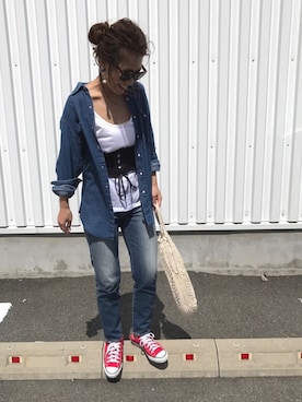 LINAさん(レディース・159cm)の春コーディネート