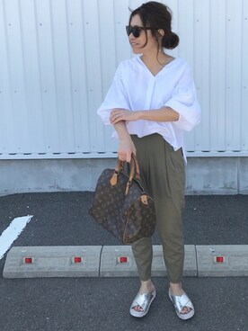 LINAさん（レディース・159cm）の夏コーディネート