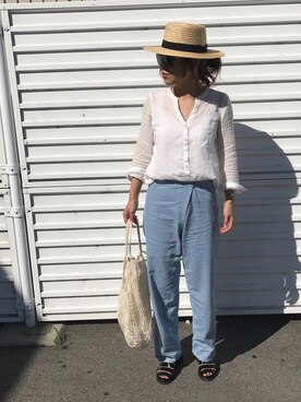 LINAさん（レディース・159cm）の夏コーディネート