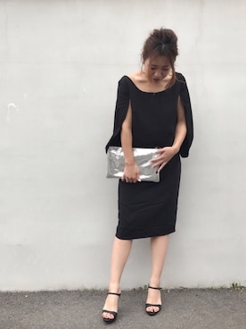 「二次会」｜「アイテム（その他）」を使った、LINAさん（レディース・159cm）の夏コーディネート