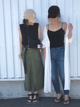 LINAさん(レディース・159cm)の夏コーディネート