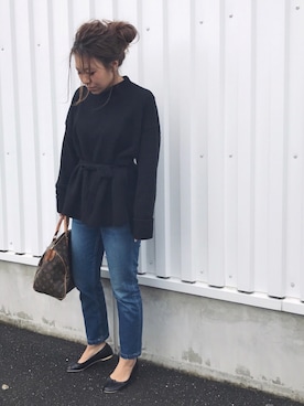 「スピーディ」｜LINAさん（レディース・159cm）の秋コーディネート