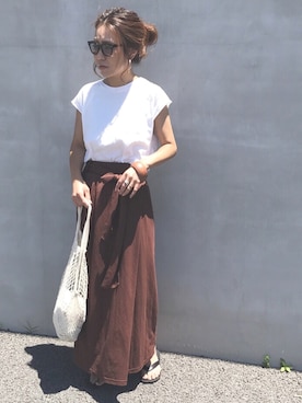 LINAさん(レディース・159cm)の夏コーディネート