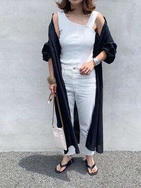 LINAさん（レディース・159cm）の夏コーディネート