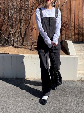 LINAさん（レディース・159cm）の冬コーディネート