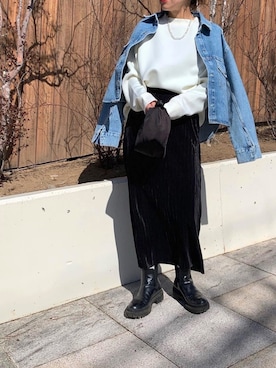 LINAさん（レディース・159cm）の冬コーディネート