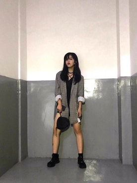 「ALIAS（エイリアス）のアイテム」を使った、princessEWさん（レディース・161cm）の夏コーディネート