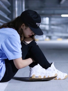 「kicks」｜「アイテム（アナログ腕時計）」を使った、Fuuさん（レディース・159cm）の夏コーディネート