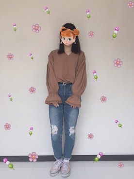 「コンバース風」｜MaRiKoさん（レディース・164cm）の春コーディネート