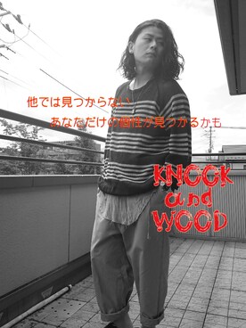 「通販」｜KNOCK and WOODさん（メンズ・165cm）の春コーディネート
