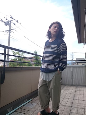 「通販」｜KNOCK and WOODさん（メンズ・165cm）の春コーディネート