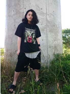 「通販」｜KNOCK and WOODさん（メンズ・165cm）の夏コーディネート